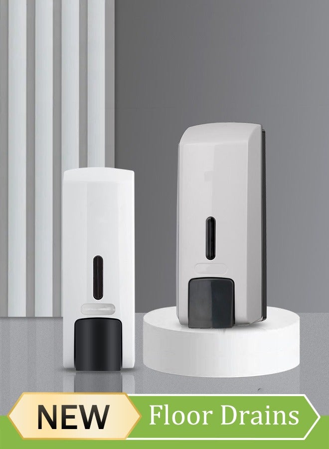 Loquat Automatic soap dispenser, wall mounted soap dispenser，with infrared sensor, can be repeatedly added and used, suitable for hotels, bathrooms, kitchens, restaurants, gyms - Image 1