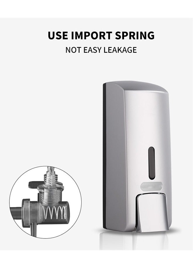 Loquat Automatic soap dispenser, wall mounted soap dispenser，with infrared sensor, can be repeatedly added and used, suitable for hotels, bathrooms, kitchens, restaurants, gyms - Image 5
