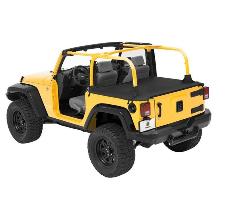 غطاء دكستر دايموند الأسود Bestop 9003335 لسيارة Wrangler 2door من 2007 إلى 2018