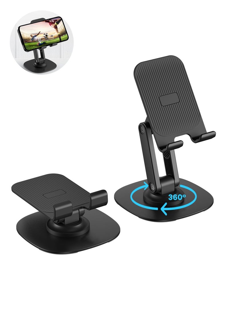 تشابي لاين  حامل معدني قابل للطي بزاوية 360° طراز CHAPPELINE ST34 - حامل موبايل قابل للطي - أسود - Image 1