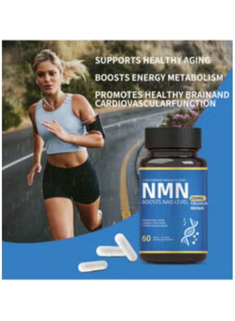 MAAC10 Formulas NMN Supplement Alternative - Liposomal NMNH (Dihydronicotinamide Mononucleotide) - High Purity NAD Supplement for Anti Aging, Energy, Focus - 60 Capsules - 250mg  - Image 2