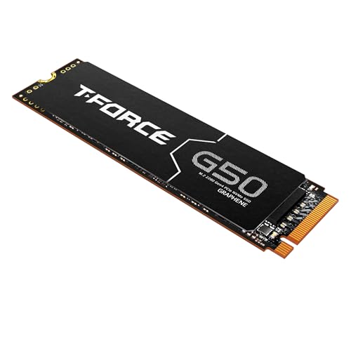 TEAMGROUP T-Force G50 1TB SLC Caching 3D TLC NAND NVMe InnoGrit PCIe Gen4x4 M.2 2280 Gaming SSD with Ultra-Thin Graphene Heat Spreader Works with PS5 Read/Write 5000/4800 MB/s TM8FFE001T0C129 - Image 2