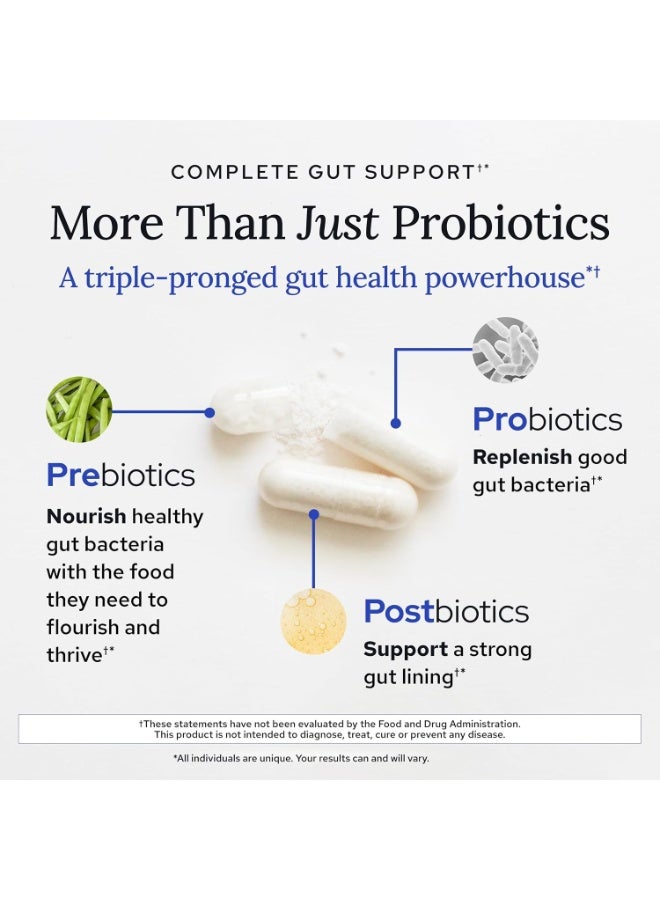 Gundry MD Bio Complete 3 - 3-in-1 Probiotic, Prebiotic & Postbiotic Formula for Gut Health, 30 Servings - Image 3