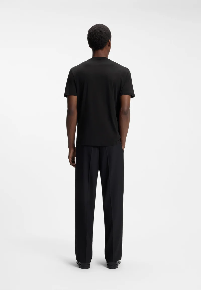 HUGO Cotton-jersey T-shirt with logo detail