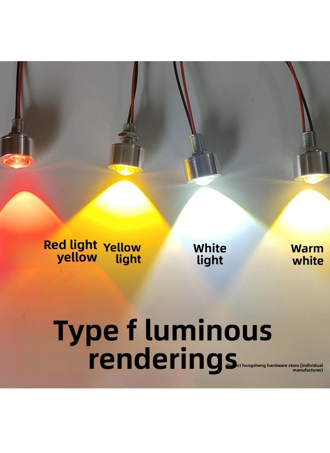 General - 220VLED Small Bulb Crystal Chandelier Aisle Lamp Table Lamp Light Source Lamp Bead Creative Model Instrument Lighting Spotlight-Specifications:220v Small Bulb Type A Astigmatism (with Mounting Screw - Image 1