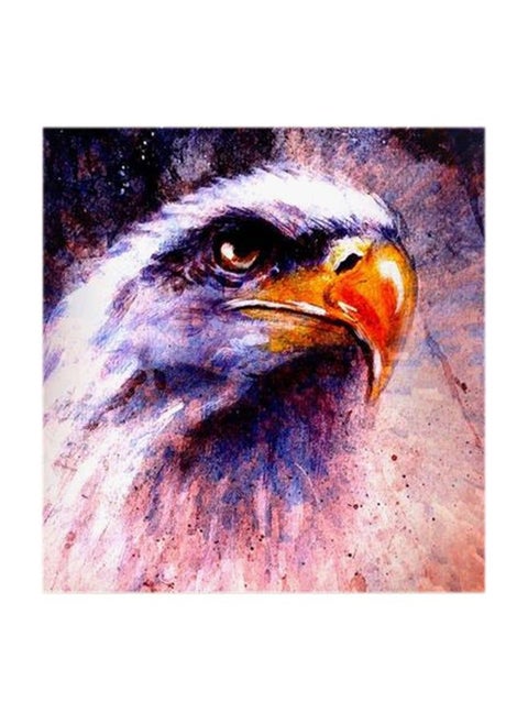Abstract Eagle MDF Wall Art Multicolour 30x30centimeter