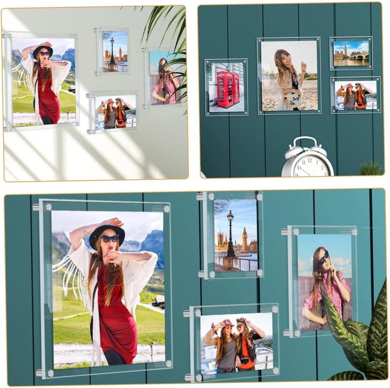 PRETYZOOM Acrylic Photo Frame Xl Decorative Picture Frame for Wall Display, Acrylic Photo Display Holder for Gallery Wall and Home Décor - Image 5