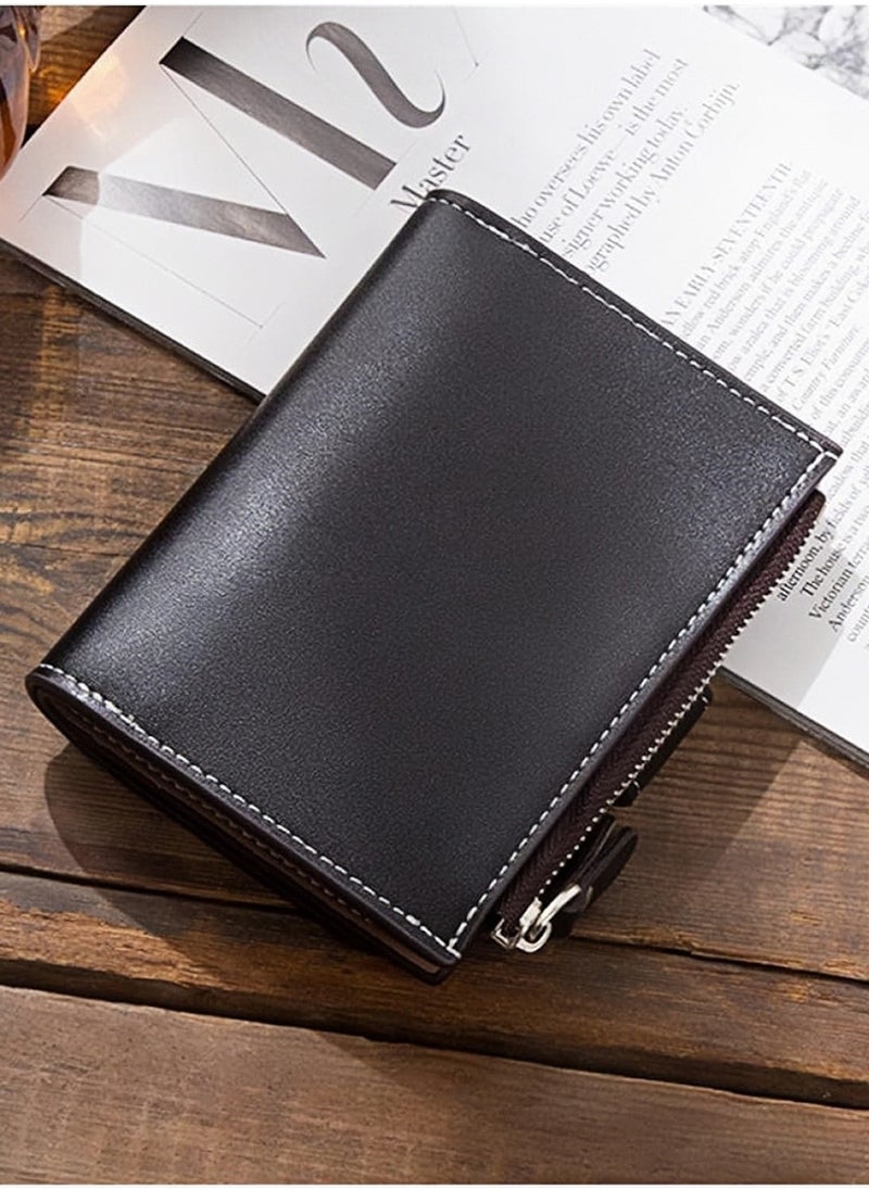 Premium Leather Wallet for Men – 2-layer multi-card slot design, Card & Money Holder, Durable, RFID Blocking