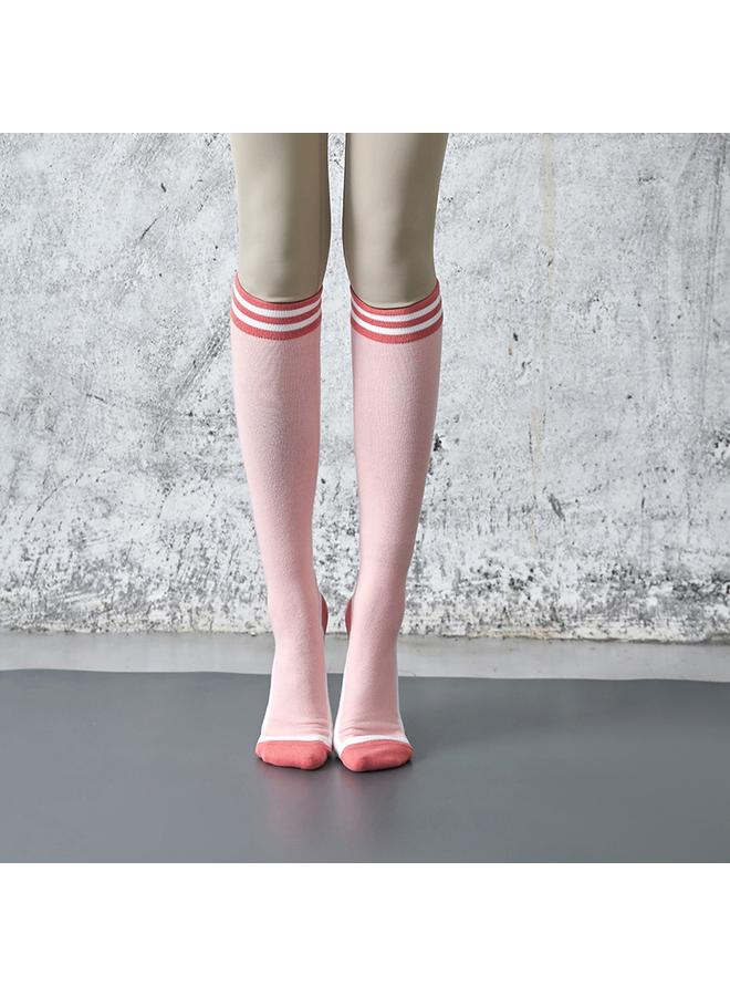Bluejw Professional Women Non-slip Calf Long Yoga Socks Non-five Finger Round Head Pressure Sports Socks Pilates - Image 4