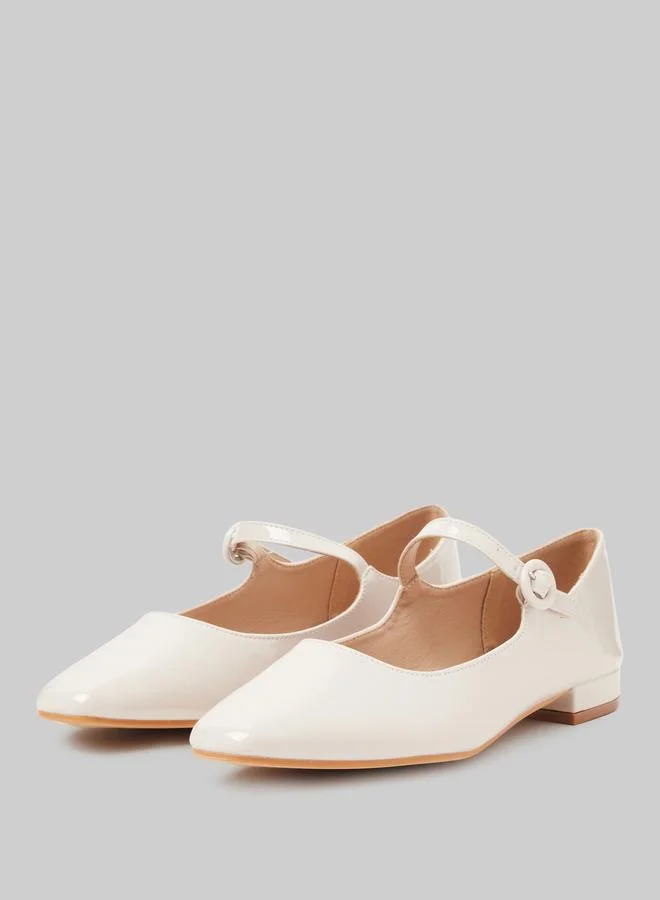 Off-White Buckle strap Mary Jane Flats