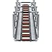 dspitwod Classic Train Building Bridge City Passenger Express Train Tracks Toys Accessories Railroad Construction Building Block Compatible with Major Brand Train Bridge - Image 4