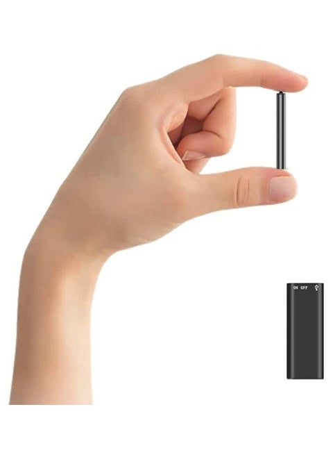Only 0.3 inches thick,Mini Voice Activated Recorder,Digital Audio Recorder,Small Listening Device (16GB)