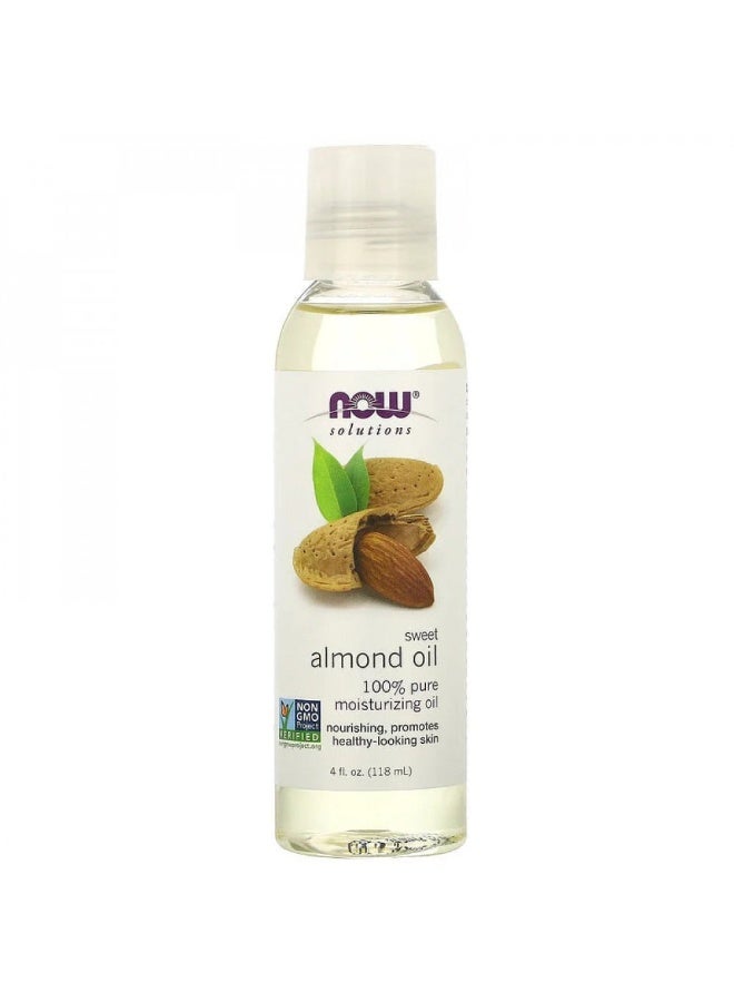 Now Foods Solutions Sweet Almond Oil 118ml - Image 1