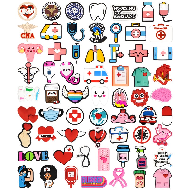 CUNUEN Medical Nurse Decoration Charms Nursing Charm Gifts for Women Adults - Image 2