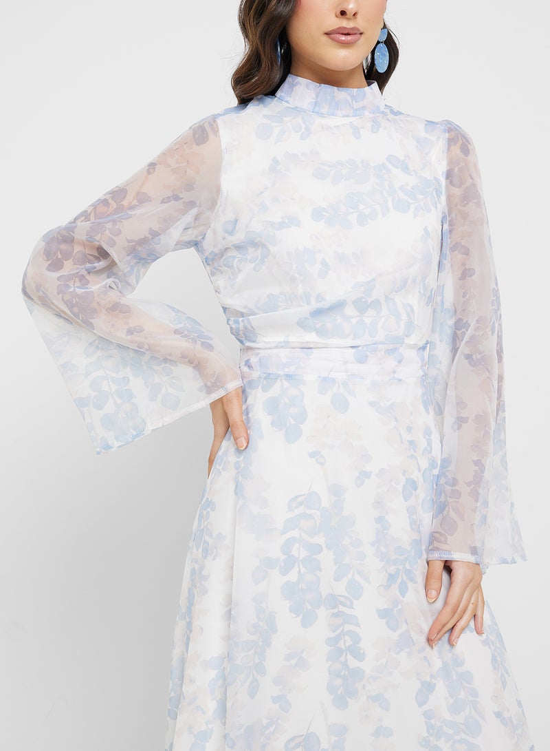Khizana Floral Printed Dress - Image 3