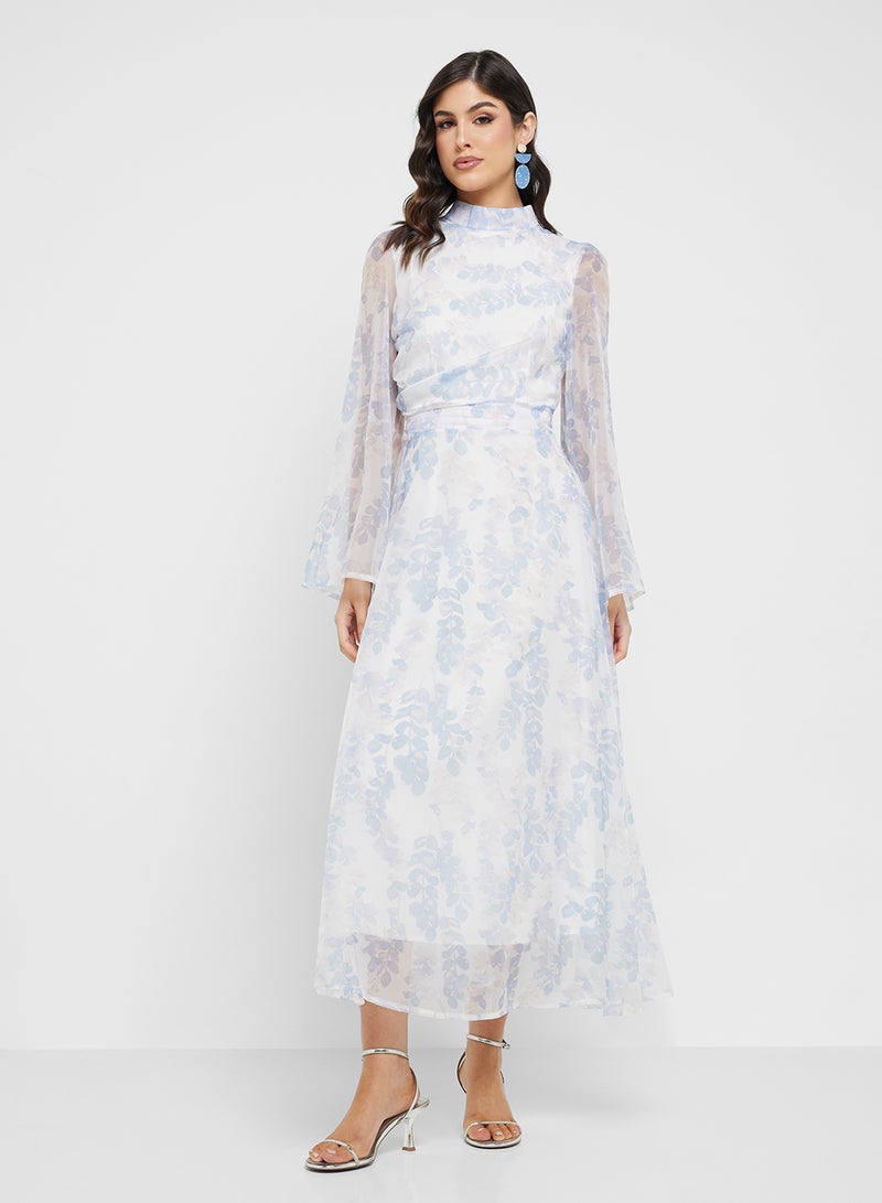 Khizana Floral Printed Dress - Image 4