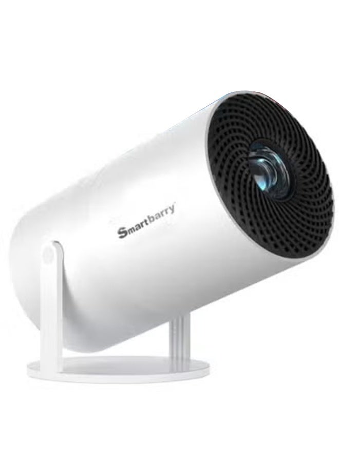 Smartbarry 4K 1080P Mini Projector – Portable Smart Android OS Projector with WiFi & Bluetooth, 210° Rotatable Stand, 8000+ Built-in Apps, Dustproof & Heat Dissipation Design for Home Theater, Office & Gaming - Image 3