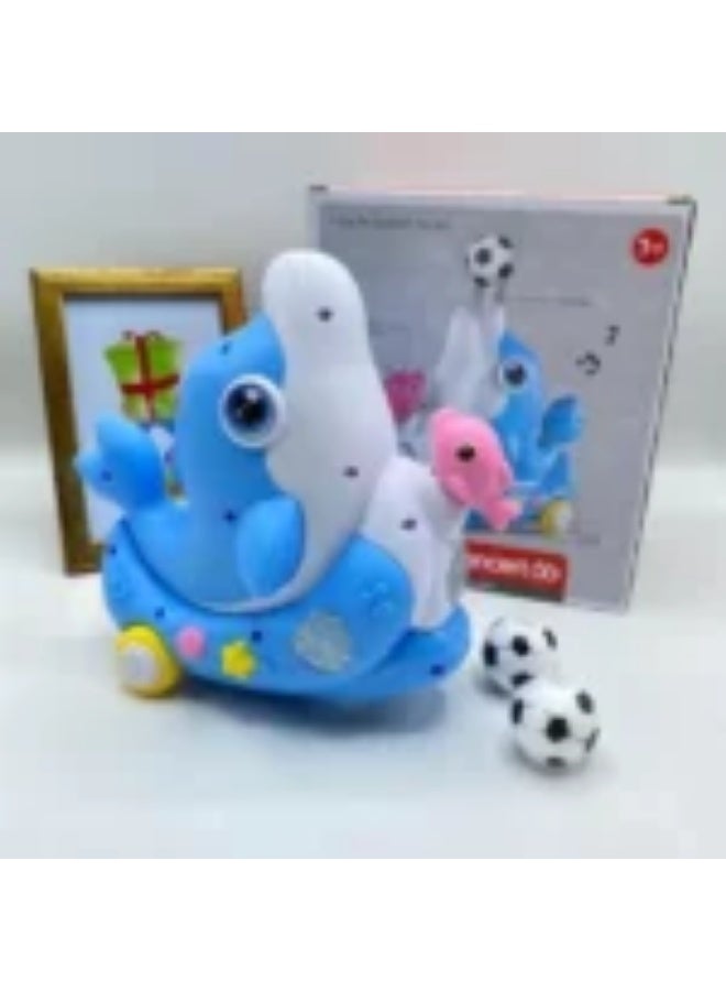 Whynot Premium Ball Blowing Dolphin with Music & Lights – Ramadan Songs Toy - Image 5