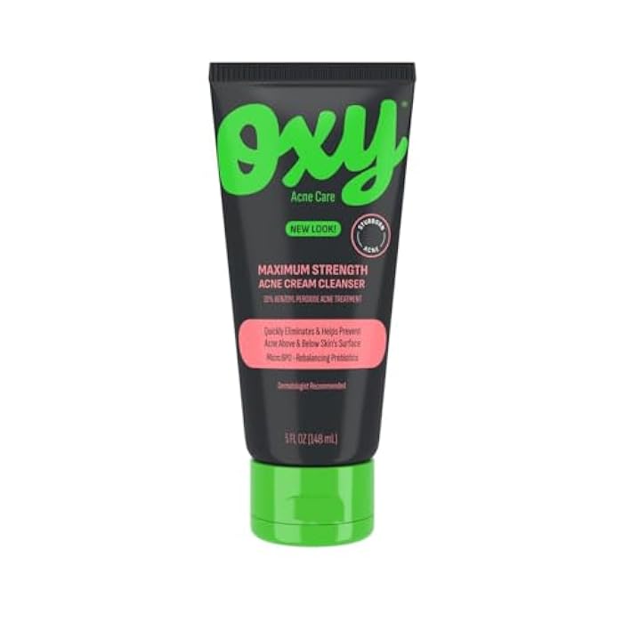 OXY Acne Medication Maximum Action Advanced Face Wash, Advanced Face Wash 5oz (Pack of 2) - Image 2