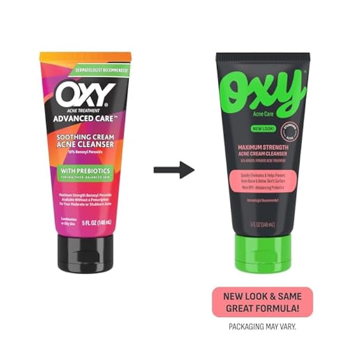 OXY Acne Medication Maximum Action Advanced Face Wash, Advanced Face Wash 5oz (Pack of 2) - Image 4
