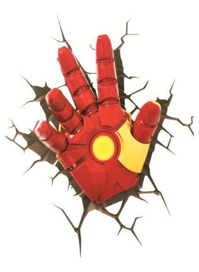 NIBEMINENT 3D Iron Man Hand Pattern Car Sticker