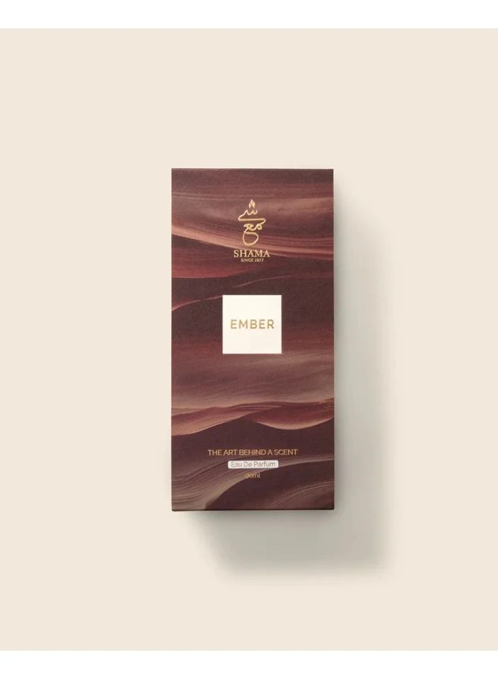 Shama Shama Ember Luxury Eau de Parfum Long-Lasting Oriental Perfume for Men & Women 90 ML | Amber, Vanilla & White Musk
