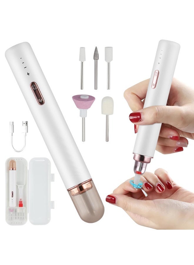 joyzzz Cordless Nail Drill, Portable Nail Grinder, Manicure Tools Kits, Nail Drills for Acrylic Remove/Poly Gel Nails/Manicure/Pedicure/Polishing Shape/Salons, Electric Nail File with Portable Case - Image 1