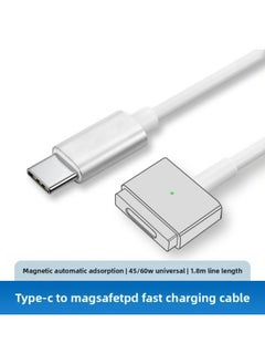 Generic Applicable To For Apple MacBook Notebook Computer LT Head Pd Fast Charging Line Typec To MAGsafe1/2 Charging Line-Color:C Male [turn T Head Line 100w]]  - Image 2