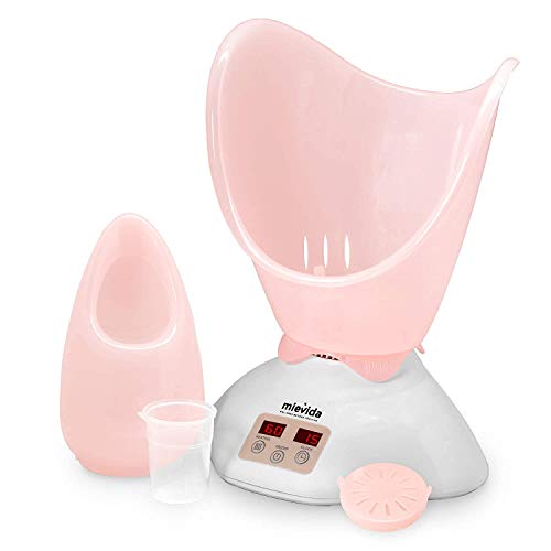 MIEVIDA Steam Inhaler Vaporizer & Facial Steamer With Timer & Temperature Control System(Pink) - Image 1