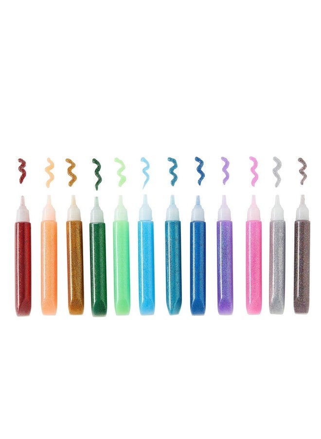 Bright Creations 72 Pack Glitter Glue Pens, Rainbow Glue Stick Set for Arts and Crafts Projects, Slime Supplies, Scrapbooking, Cards, 0.35 Oz (12 Colors) - Image 5