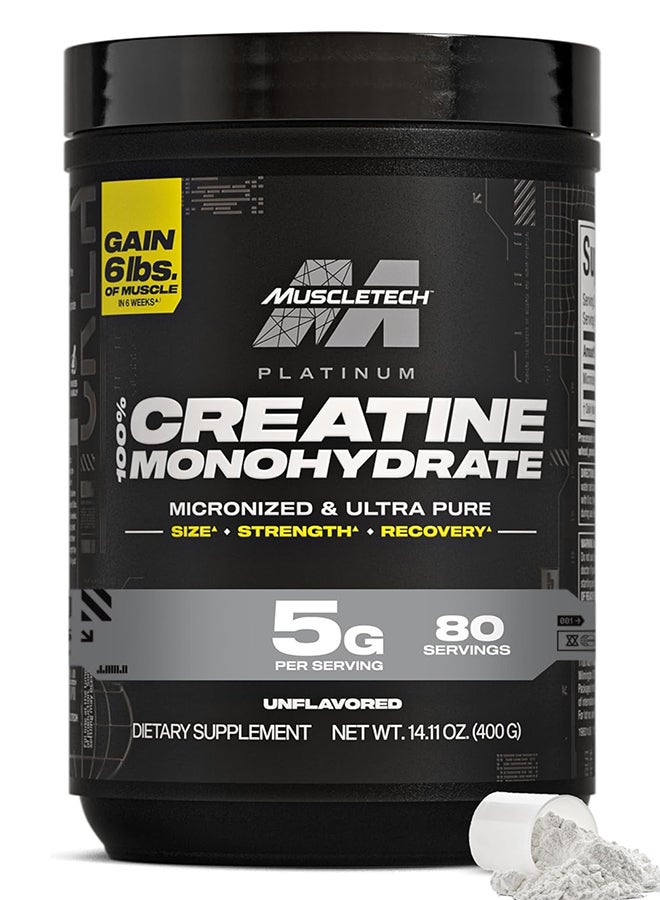 MuscleTech Platinum 100% Creatine 400 G - Image 1