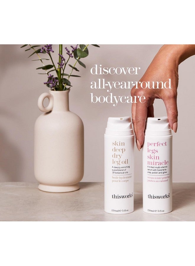 THISWORKS Skin Deep Dry Leg Oil: Deeply Enriching Blend Of 9 Essential Oils For Shiny Soft Skin 5.28 Fl Oz (150Ml) - Image 2
