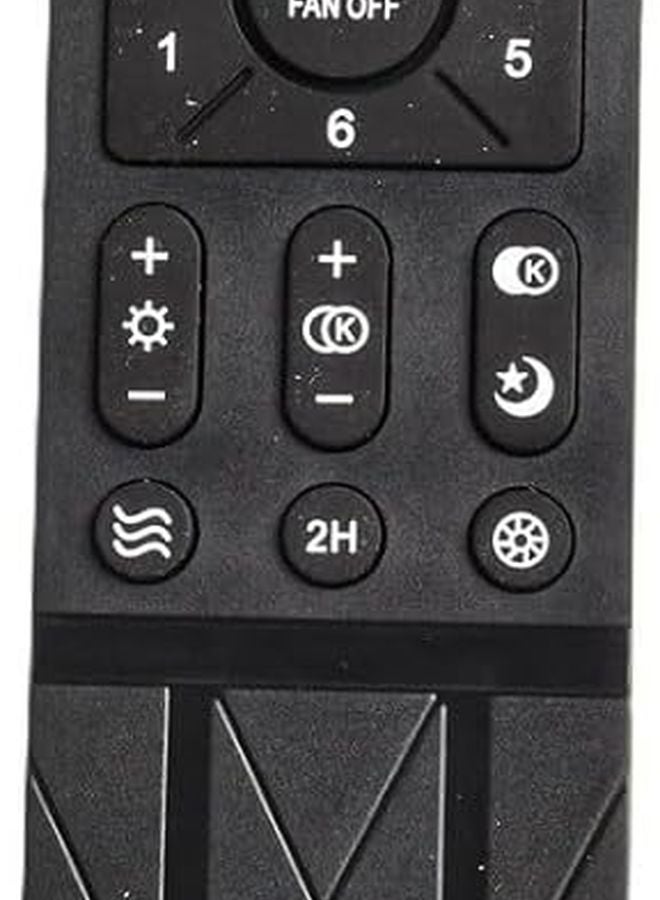 XHB167 جهاز تحكم عن بعد بديل للأشعة الزرقاء لمروحة السقف مع أضواء محرك تيار مستمر بست سرعات - Image 2