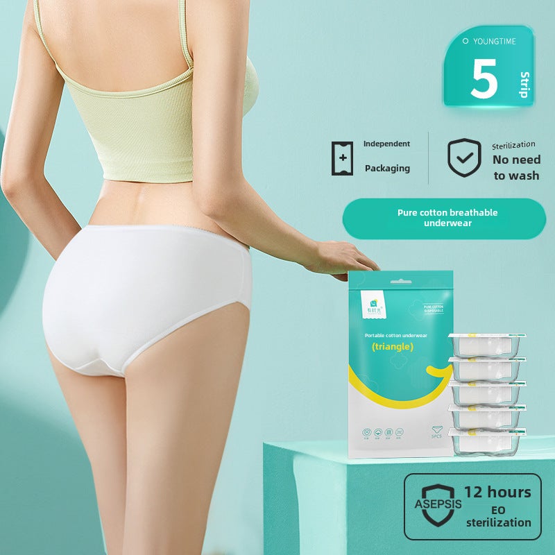 Generic Cotton Maternity Disposable Underwear Set 