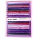 DAODER Colored Lash Clusters 60D80D Fluff Cluster Eyelash Extensions Pink Red Blue Green Blue White Purple Black Halloween Cosplay Lash Extension Cluster D Curl 1016MM8 Color Lashes Only - Image 2