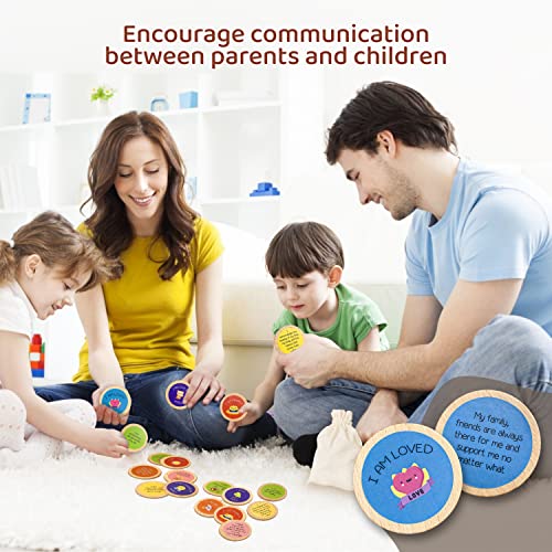 STOFINITY Positive Affirmations Cards for Kids - Daily Affirmations for Kids, Positive Affirmation Chips for Toddlers Child, Motivational Quotes Inspirational Tokens Bulk Classroom Gifts for Students - Image 4