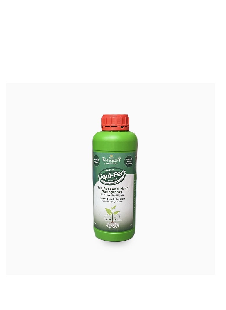 DESERT ENERGY Desert Energy Seaweed Liquid Fertilizer 1 Ltr is a Potent Organic Solution Designed to Strengthen Plants Enhance Soil Health and Improve Root Development.  - Image 1