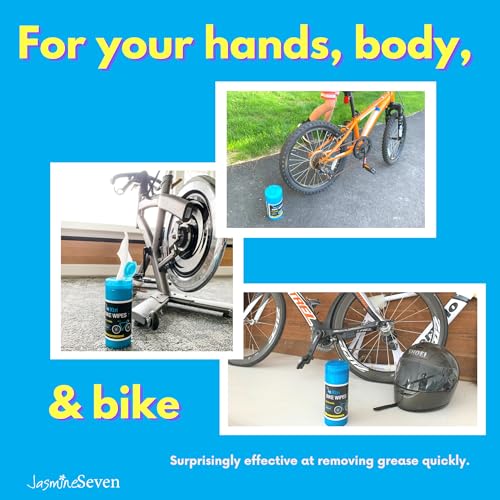 JasmineSeven Xtri Bike Wipes - 45 Degreasing Wet Wipes – Safe Natural Peppermint - by Jasmine Seven - Image 3