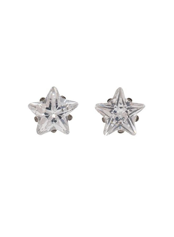 Studex 5MM Cubic Zirconia Star Allergy-Free Stainless Steel Ear Studs - Image 1