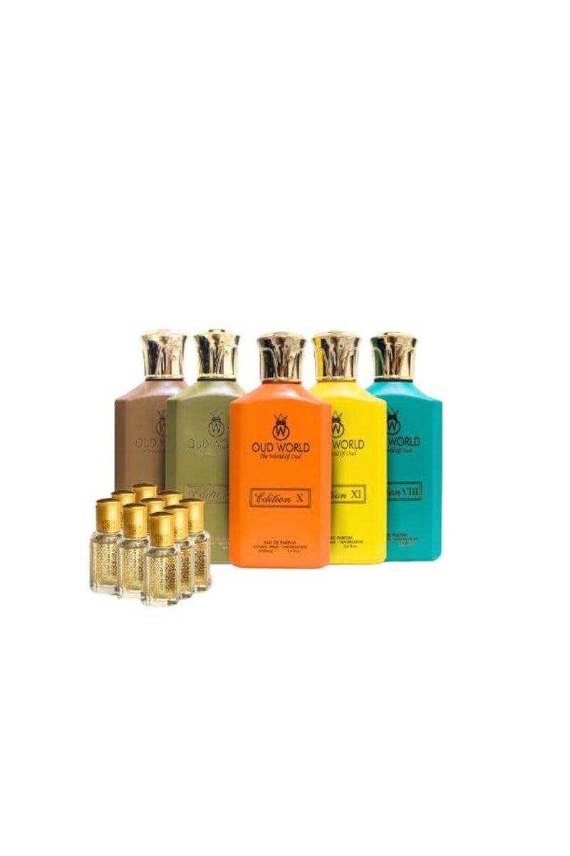 Oud World Premium Offer Series 2 – 5 Bold Signature-Inspired Perfumes Set 5x100ml - Image 1