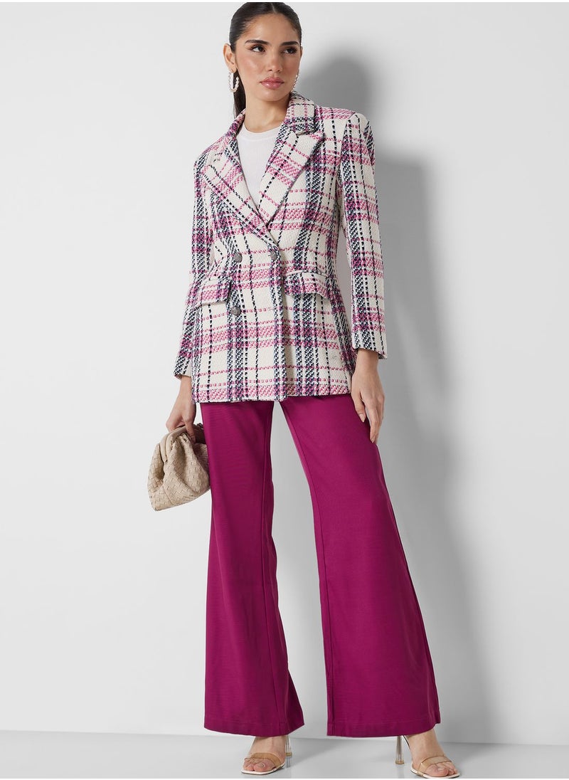 ELLA - Double Breasted Buttoned Blazer - Image 1