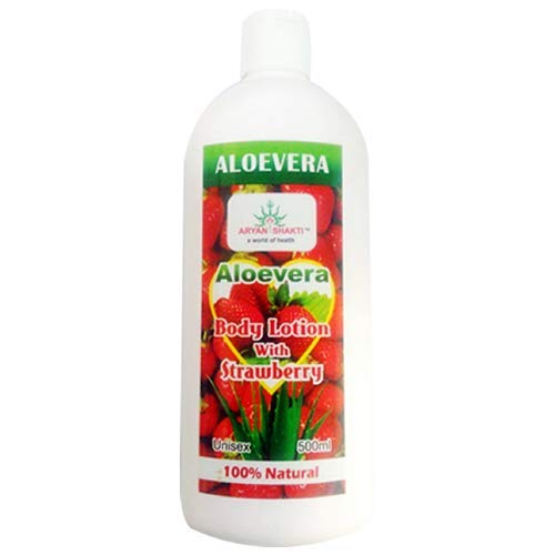 AryanShakti ARYAN SHAKTIs Strawberry Body Lotion 250 ml  real herbs as per Ayurveda Protect from Sunburn - Image 2