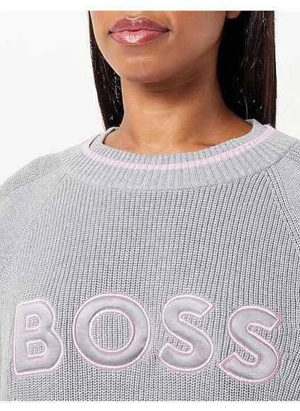 BOSS Logo Knitted Sweatshirt