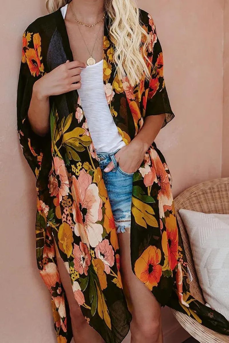 Breezy Lane Kimonos for Women Swimsuit Coverup Beach Cover Up for Swimwear Summer Kimono Cardigans Vacation Wear - Image 3