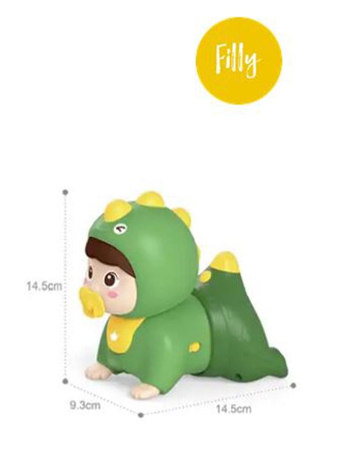 Filly Lovely Educational Crawling Baby Doll Learn To Climb Toys Electric Battery Operated Doll Toys - Image 3