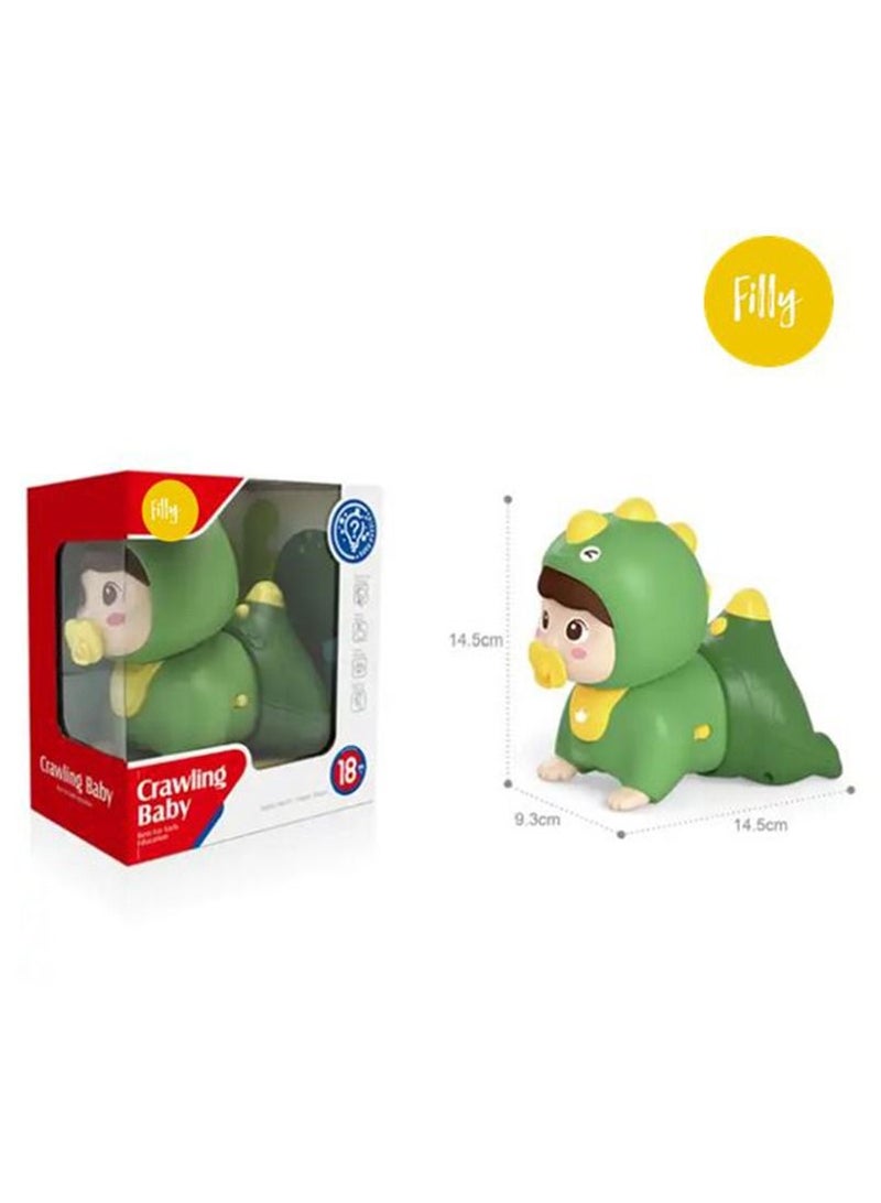 Filly Lovely Educational Crawling Baby Doll Learn To Climb Toys Electric Battery Operated Doll Toys - Image 1