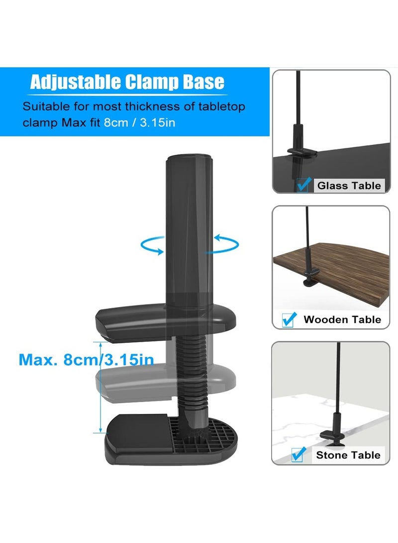 Green Tiger Tablet Holder, Bed iPad Holder with 85cm Lazy Long Arm, Desk Tablet Stand Phone Mount for iPad Air Mini, iPad Pro 12.9 11, Galaxy Tabs, iPhone, All 4-13" Mobile Phone and Tablets - Image 4