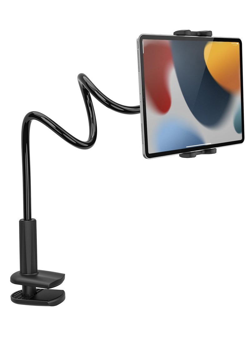 Green Tiger Tablet Holder, Bed iPad Holder with 85cm Lazy Long Arm, Desk Tablet Stand Phone Mount for iPad Air Mini, iPad Pro 12.9 11, Galaxy Tabs, iPhone, All 4-13" Mobile Phone and Tablets - Image 1