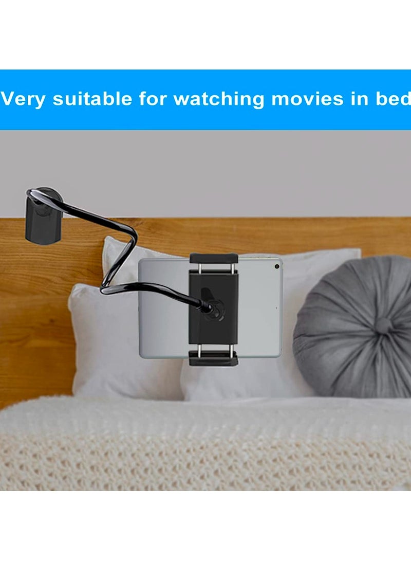 Green Tiger Tablet Holder, Bed iPad Holder with 85cm Lazy Long Arm, Desk Tablet Stand Phone Mount for iPad Air Mini, iPad Pro 12.9 11, Galaxy Tabs, iPhone, All 4-13" Mobile Phone and Tablets - Image 2