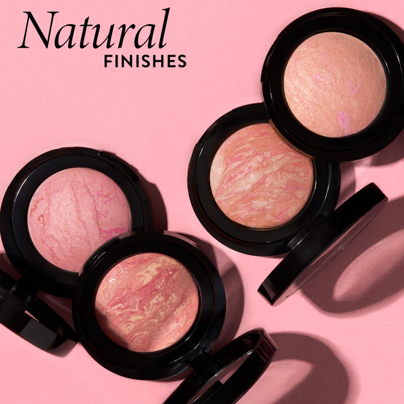 LAURA GELLER NEW YORK Baked Blush-n-Brighten Marbleized Blush for Cheeks - Ethereal Rose - Natural Finish - Buildable Color - Image 5